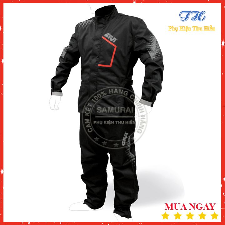 Áo Mưa Bộ Đi Phượt Chính Hãng Givi - Mã PRS04