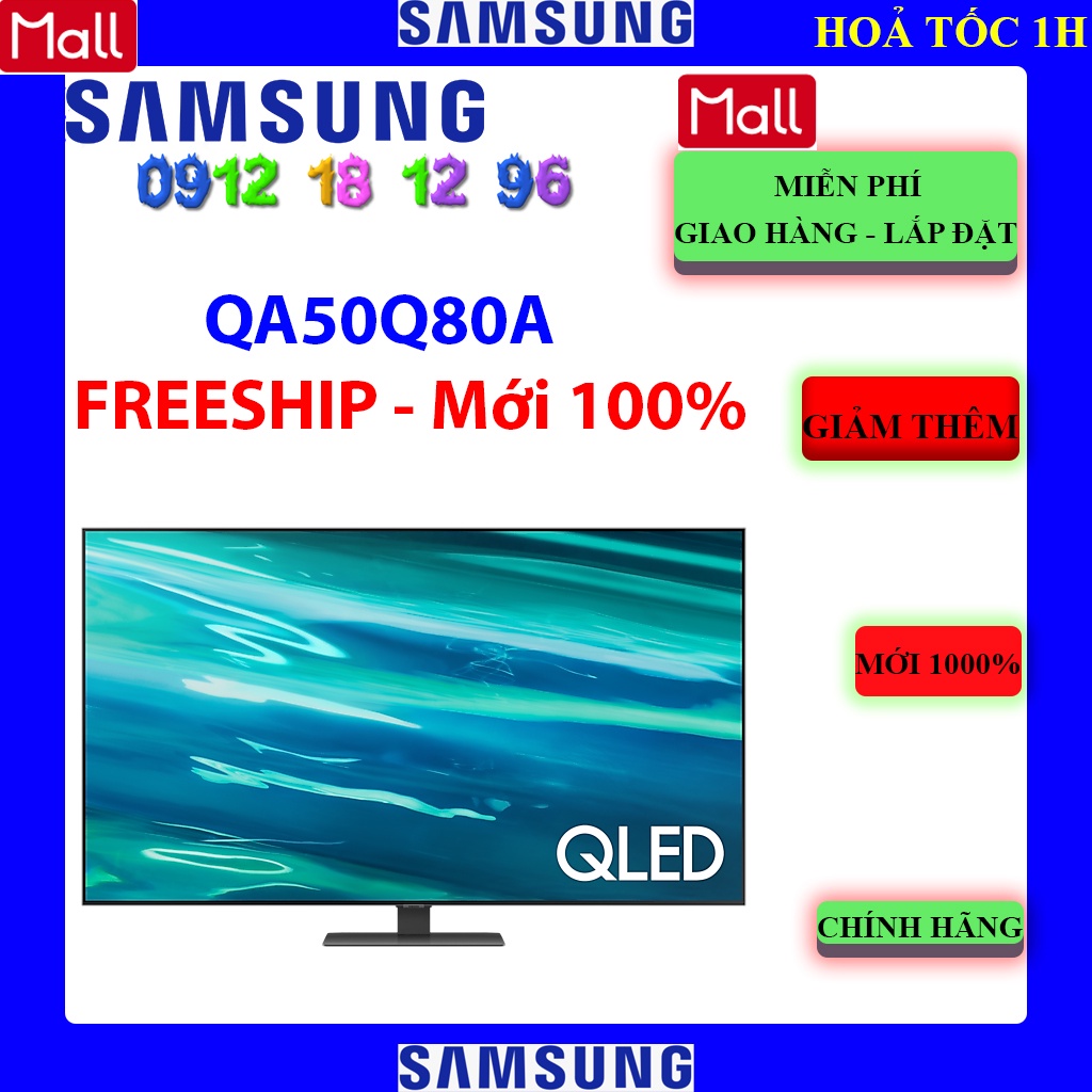 FREESHIP _ Smart Tivi QLED 4K 50 inch Samsung QA50Q80A | 50Q80A