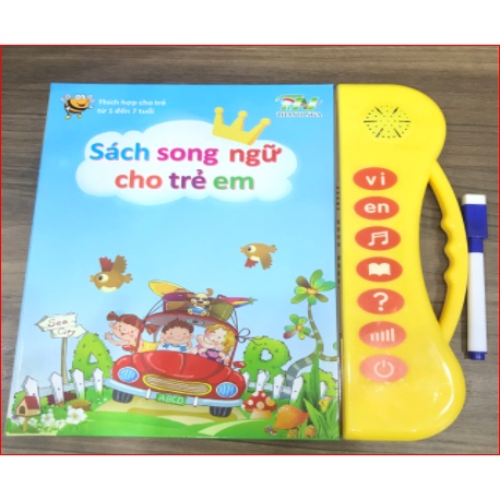 SÁCH QUÝ SONG NGỮ CHO TRẺ EM - SÁCH NÓI ĐIỆN TỬ PHÁT TRIỂN TRÍ THÔNG MINH CHO BÉ