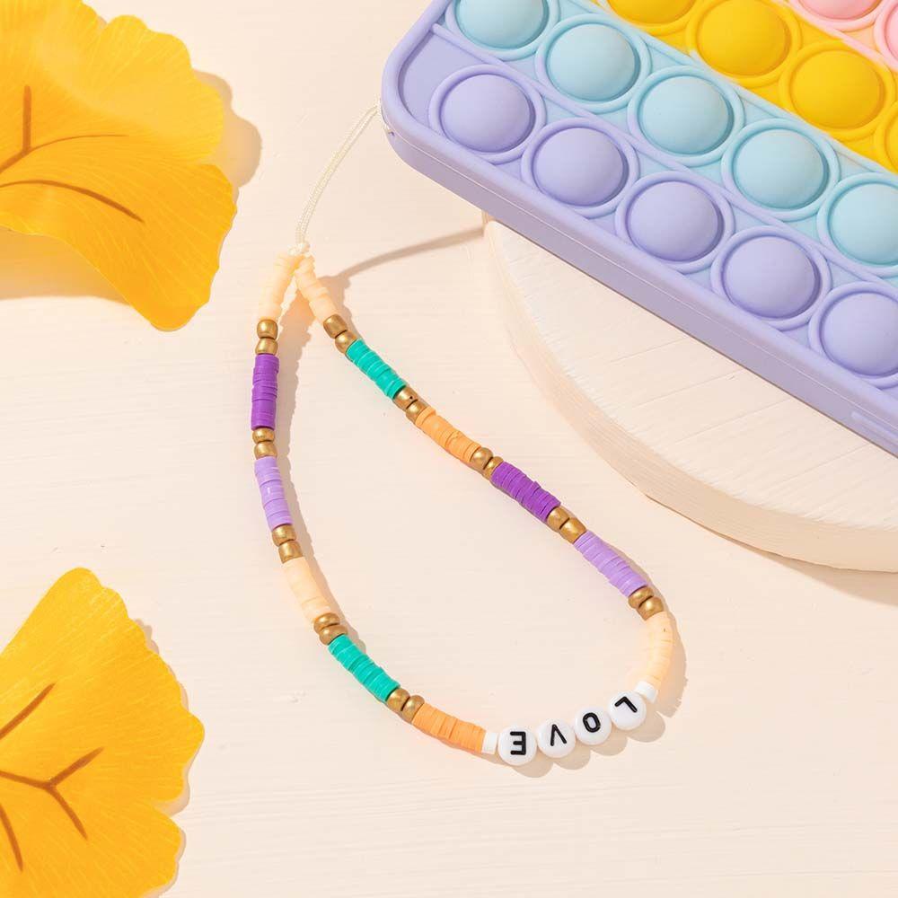 Dây Đeo Điện Thoại Xâu Hạt Phong Cách Bohemia 15H Thích Hợp Làm Quà Tặng Cho Nữ