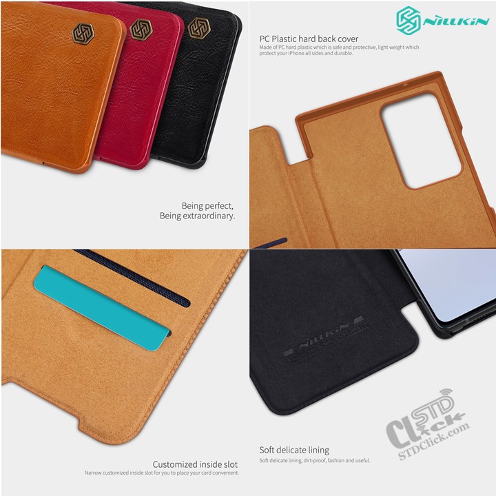 BAO DA SAMSUNG GALAXY NOTE 20 ULTRA NILLKIN QIN CHÍNH HÃNG HÀNG CHUẨN