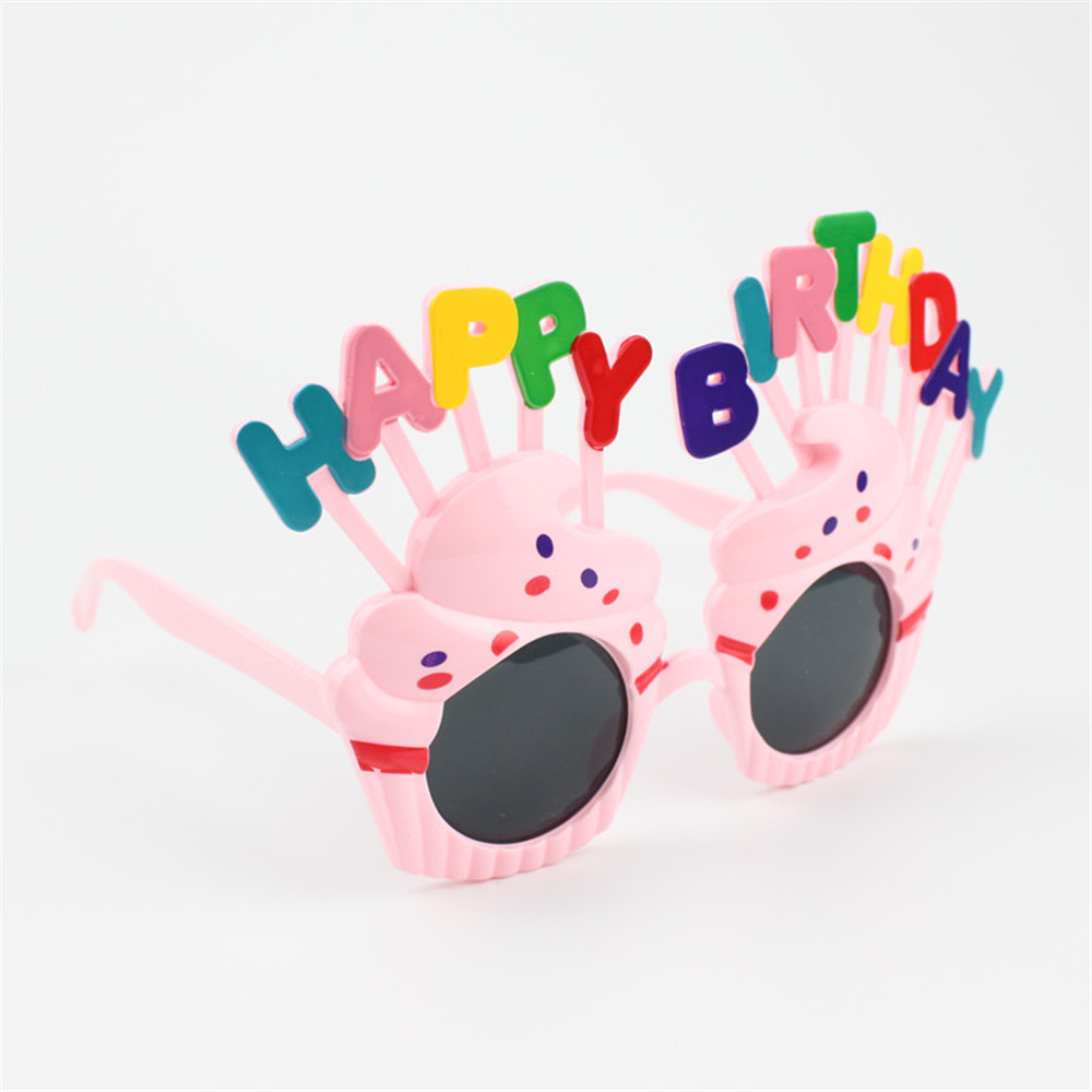 Kính mát bánh kem hoạt hình đạo cụ sinh nhật vui nhộn cho bé