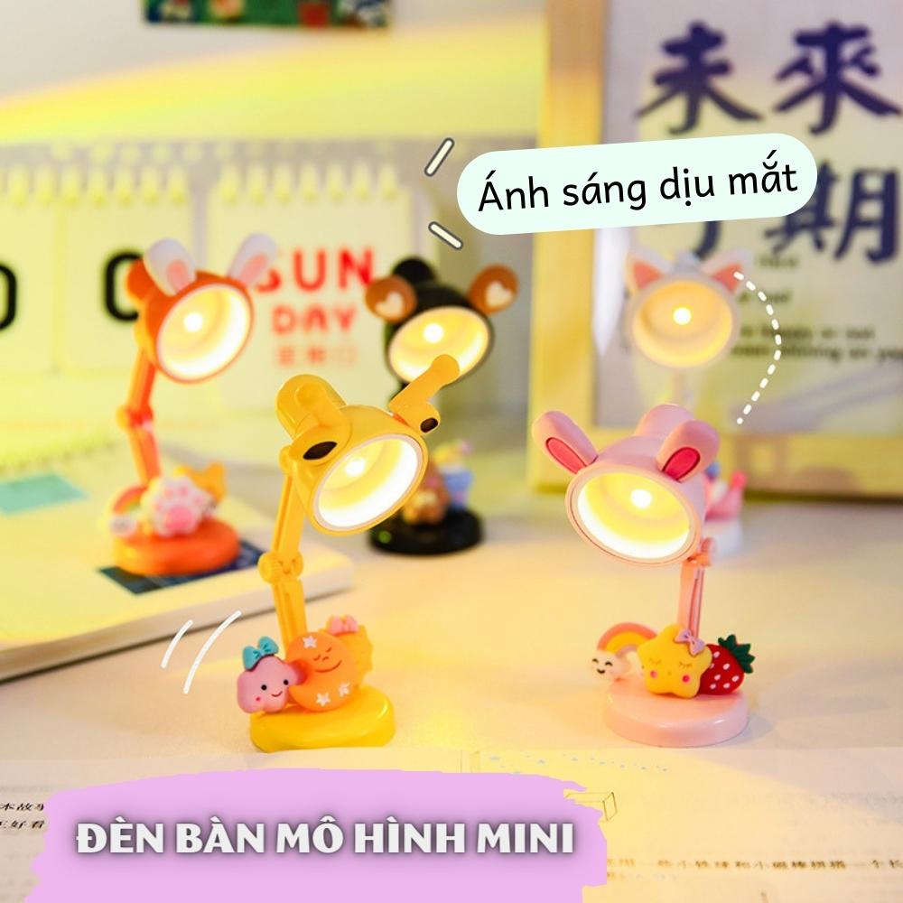 ĐÈN BÀN MÔ HÌNH MINI DÙNG TRANG TRÍ, ĐỌC SÁCH LOẠI PHỤ KIỆN ĐI KÈM