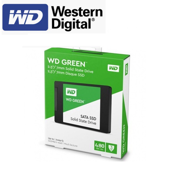 [Mã 255ELSALE giảm 7% đơn 300K] Ổ Cứng SSD WD Green 480G