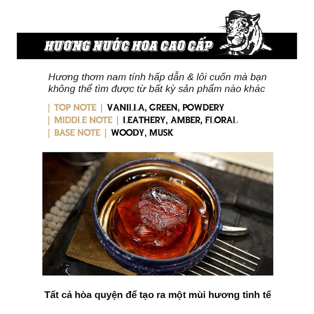 Pomade tạo kiểu tóc Pomade gốc nước Tạo kiểu tối ưu Hương nước hoa nam tính  DASHU Classic Tiger Rage 168ml PM01