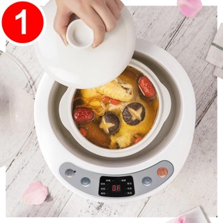 Nồi hầm cách thủy Bear 1.8L (1 thố)