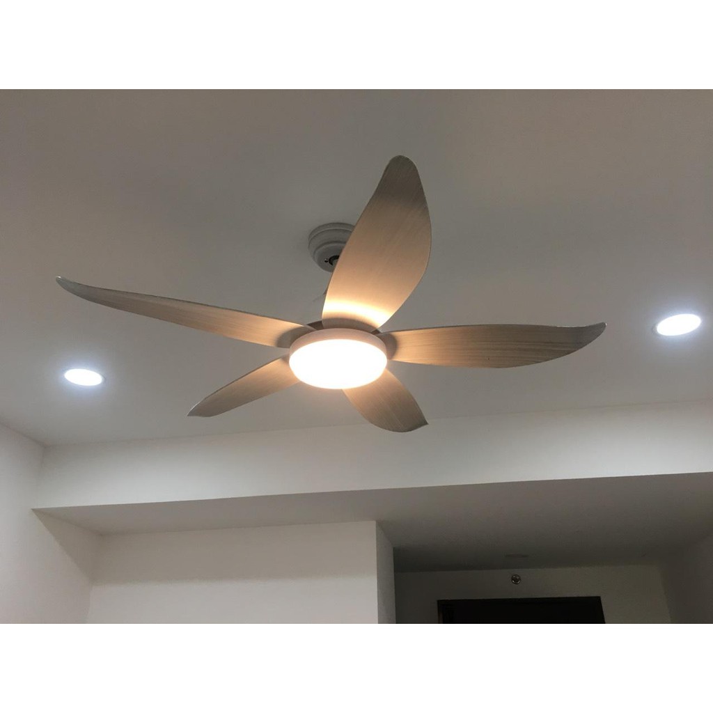 Quạt trần ALUX-K343Z, 6 Cấp Độ Gió, 3 Chế Độ Đèn, Động Cơ Lõi Đồng, 5 Cánh ABS, Có Điều Khiển Từ Xa  [Bảo Hành 5 Năm] | BigBuy360 - bigbuy360.vn