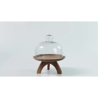 Kệ gỗ nắp kính 3 chân 20cm (sẵn hàng, có hỏa tốc)