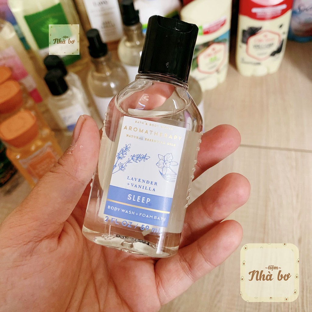 [Hàng USA] Sữa tắm dưỡng ẩm làn da Bath and Body Works Travel Size