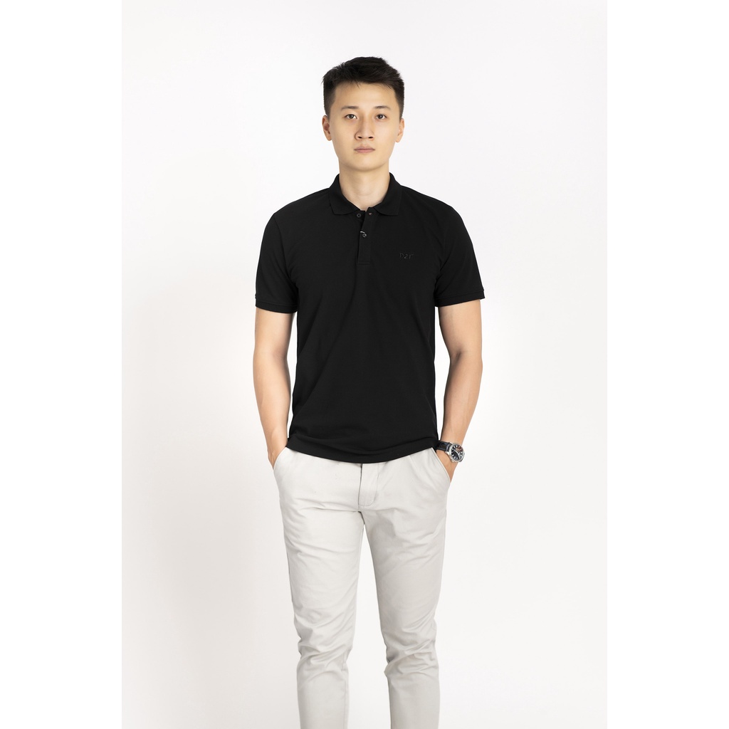 D2T Áo polo nam có cổ thun basic cộc tay, vải cá sấu cotton form trẻ trung công sở nhiều màu