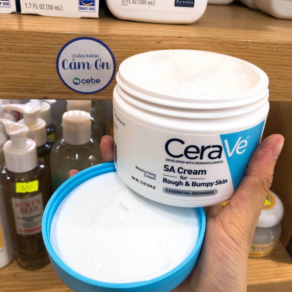 Kem dưỡng CeraVe SA Cream Rough &amp; Bumpy Skin