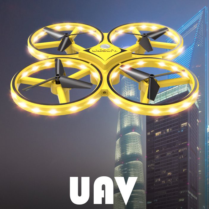 Máy bay cảm ứng 4 cánh điều khiển từ xa bằng đồng hồ đeo tay Racker | Firely Drone