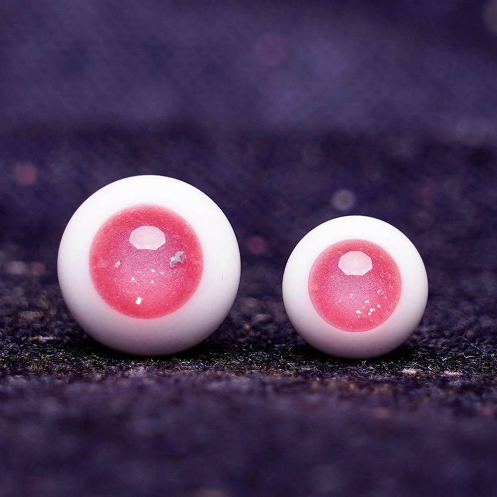 Mắt Thủy Tinh Hình Thú Cho Búp Bê BJD 8mm/10mm Màu Xanh Dương/Đen Chất Lượng Cao