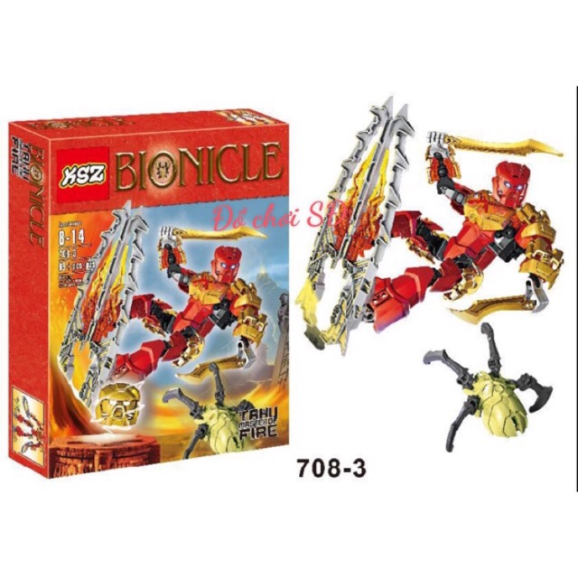 Hộp lắp ráp bionicle 708-3