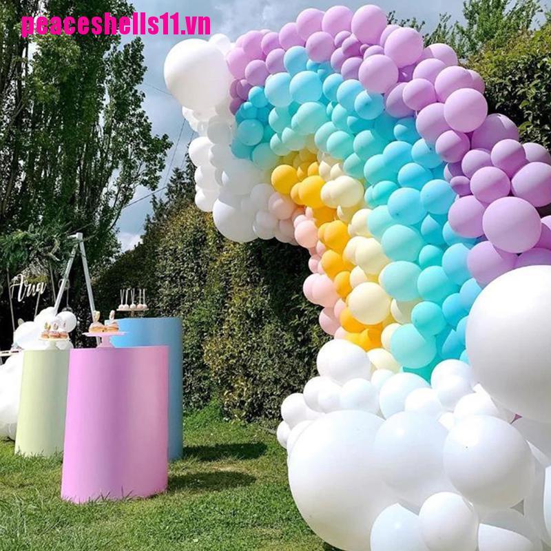 Set 50 Bong Bóng Cao Su Latex Màu Sắc Kẹo Ngọt Xinh Xắn