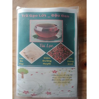 Trà Gạo Lứt Đậu Đen - 10 Túi lọc - Túi Dùng Thử
