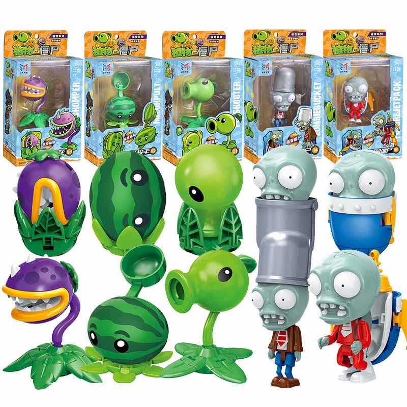 Chơi trứng biến hình cho trẻ em Plants vs Zombies Robot