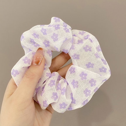 Set 5 Dây Cột Tóc Màu Tím Tươi Mới