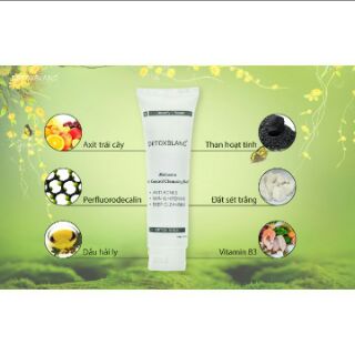 Mặt nạ thải độc tố detox blanc