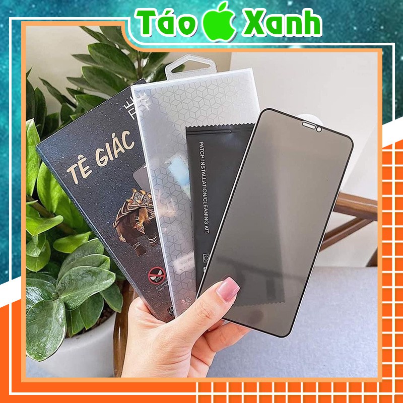 Kính Cường Lực Iphone Full Màn - CHỐNG NHÌN TRỘM TÊ GIÁC CHÍNH HÃNG