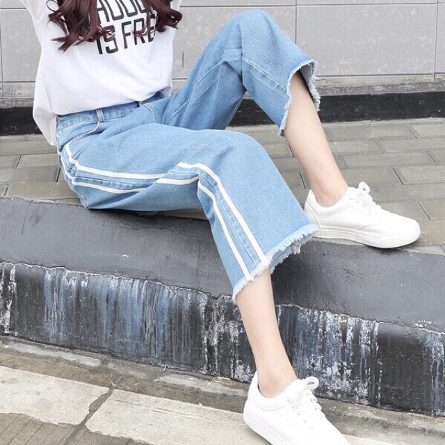 🍭Quần Jeans Ống Rộng 3042