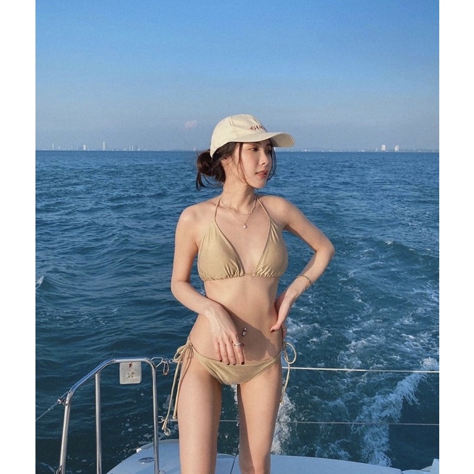 Bikini 2 mảnh sexy màu nude da siêu sang chảnh