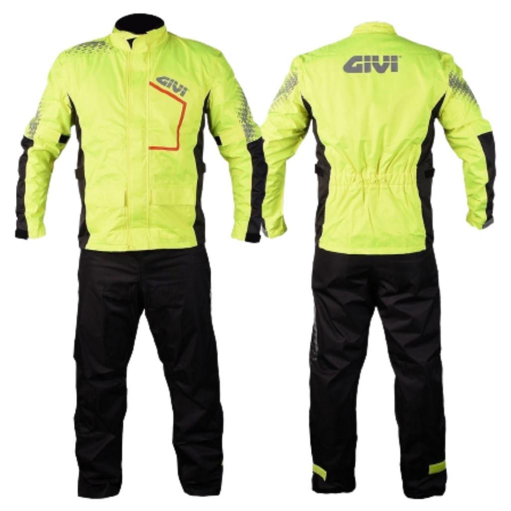 Áo Mưa Bộ Givi Chính Hãng PRS04 Phản Quang Cho Nam Đi Phượt Chrunix