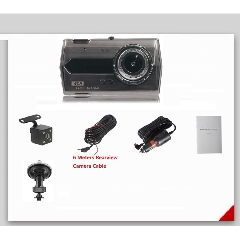 Camera hành trình ô tô trước sau X008 4 ich Full HD | BigBuy360 - bigbuy360.vn