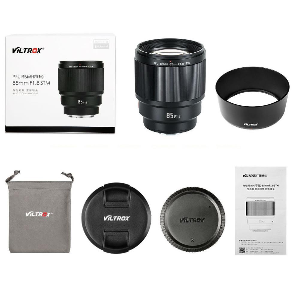 Ống Kính Viltrox PFU RBMH 85mm F1.8 STM Cho Sony - Bảo hành 6 tháng