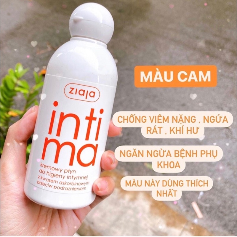 Dung Dịch Vệ Sinh Phụ Nữ Intima Đủ Màu 200ml