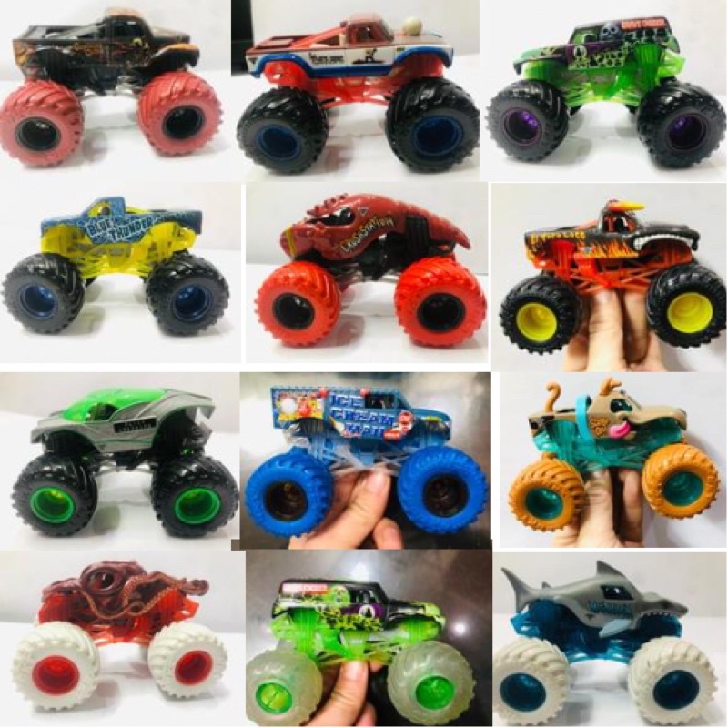 Xe Monster jam đổi màu nóng size 1:64 của Spin Master