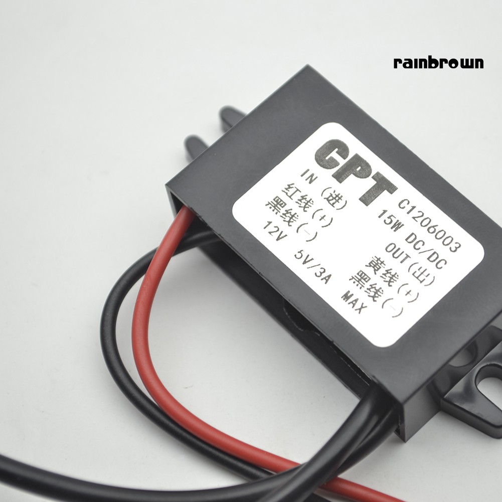Bộ Sạc Chuyển Đổi 12v Sang 5v 3a Max Cho Máy Tính Bảng Gps Trên Xe Hơi