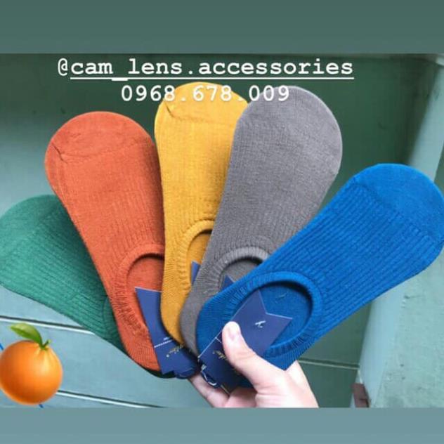 ❤️ Set 5 Đôi Tất Hài Cotton Gân Nữ Loại Đẹp ❤️