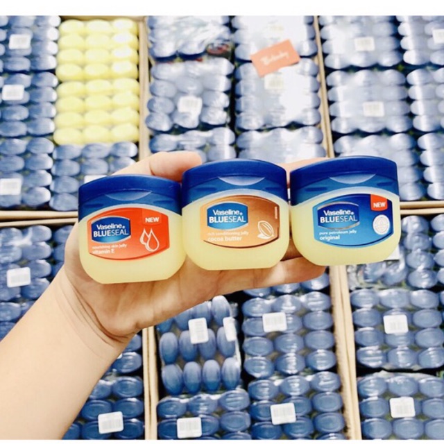 Kem dưỡng đa năng vaseline 49gr xanh, đỏ, Hồng, nâu