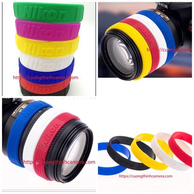 Vòng đeo ống kính silicon NiKon
