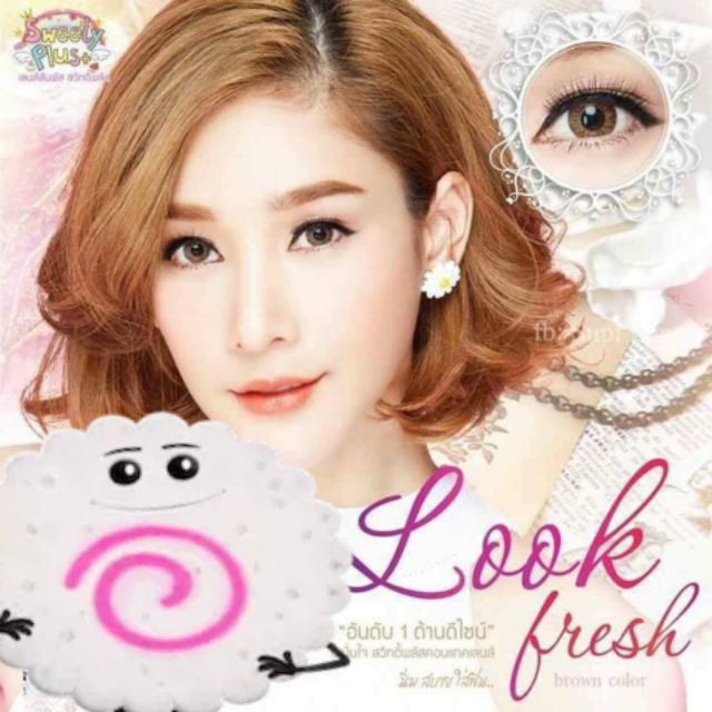 Lens mắt makeup lens GRAY