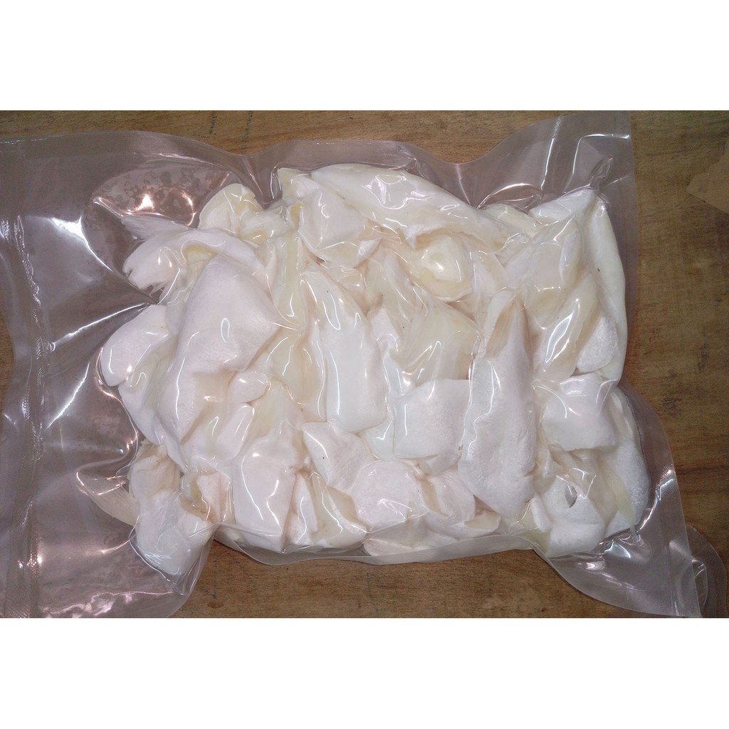 Mỡ bụng cá tra nhà làm,có hút chân không , 1kg