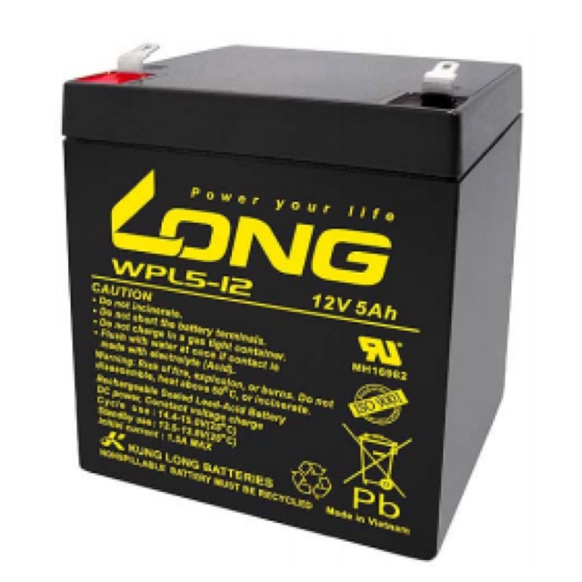 Bình Ắc Quy Long 12V-5AH Chính Hãng
