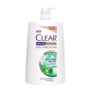 Dầu gội clear bạc hà 1400g