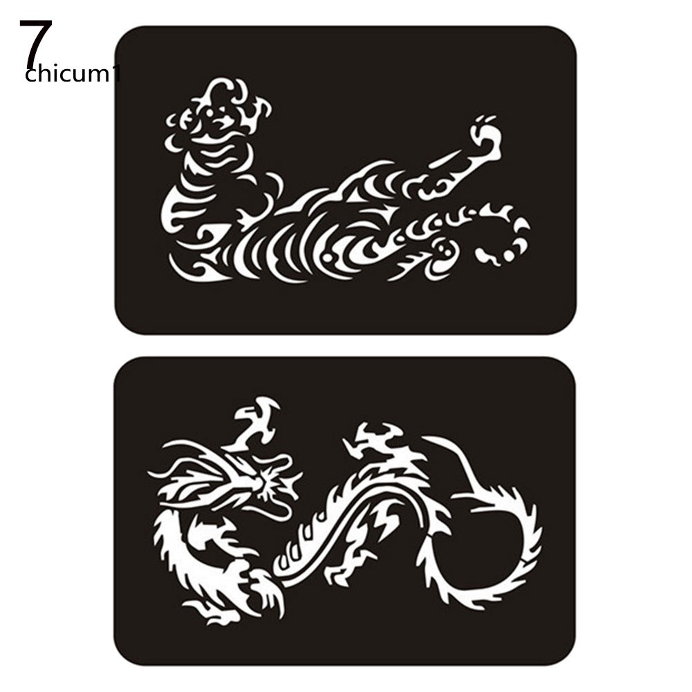 Khuôn vẽ hình xăm tạm thời phong cách DIY