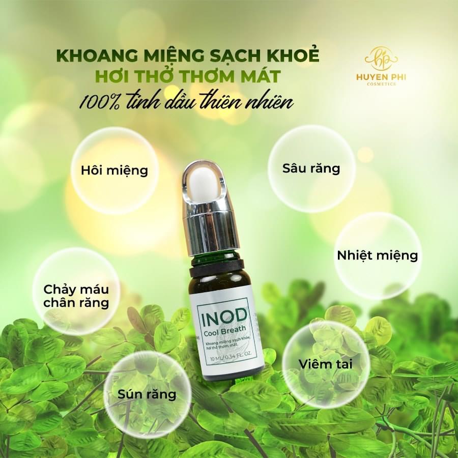 Hôi miệng Huyền Phi, serum Inod, tinh dầu răng miệng khử mùi hôi miệng, hết nhiệt miệng, viêm lợi, chảy máu chân răng