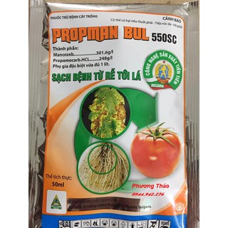 Thuốc trừ bệnh cây trồng Sạch bệnh từ rễ tới lá  PROPMAN BULL 550SC