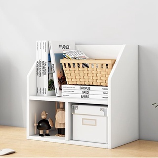 Kệ sách mini, kệ sách đứng 2 tầng để bàn tiện dụng GHC-2410