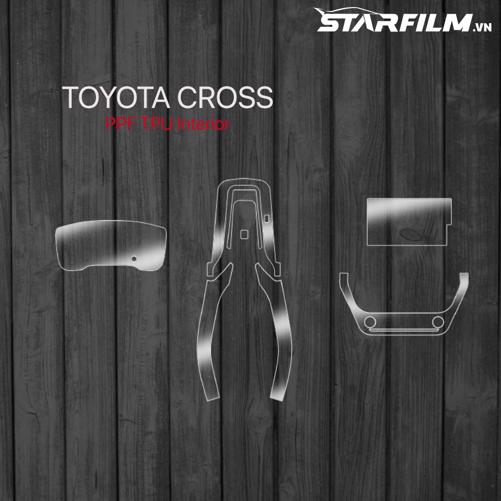 Toyota Cross PPF TPU chống xước tự hồi phục STAR FILM