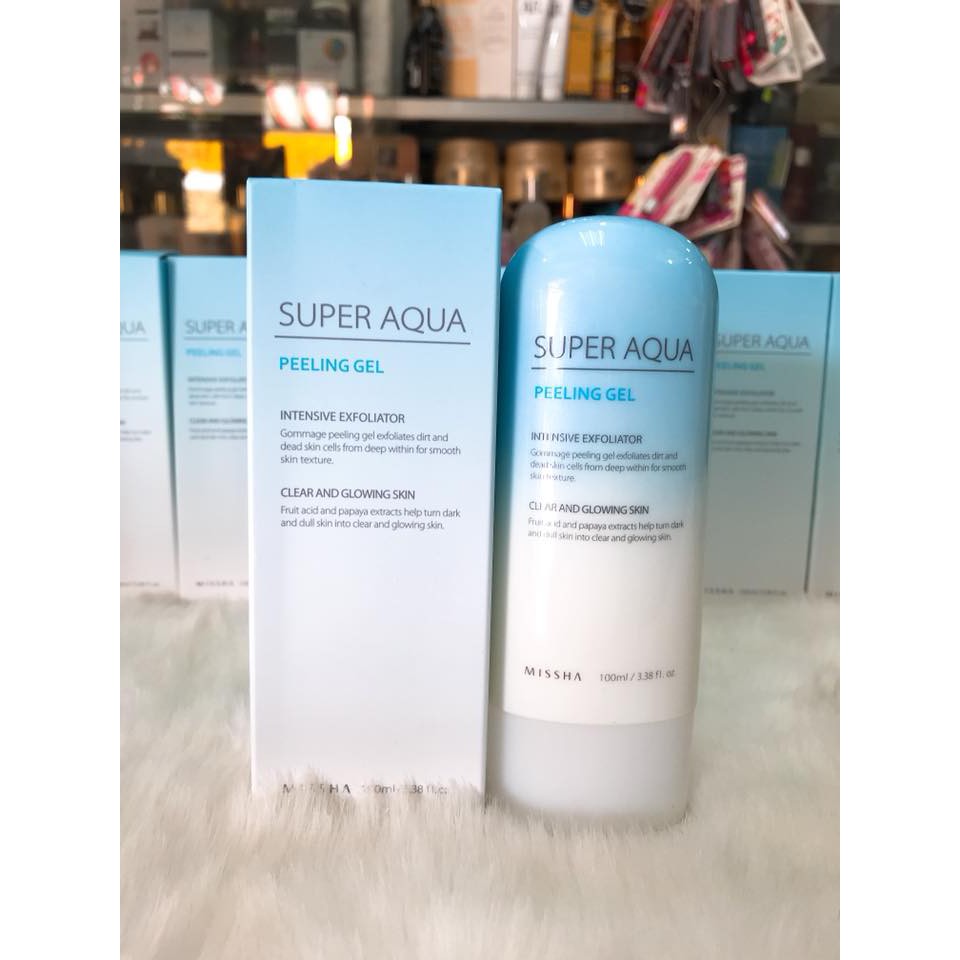 Gel tẩy tế bào chết da mặt MISSHA SUPER AQUA