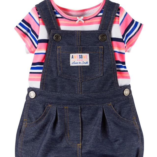Bộ quần áo chất liệu cotton thương hiệu Oshkosh và Carter
