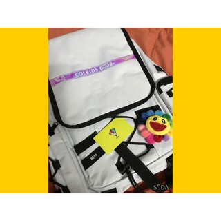 [Hình Thật]Balo COLKIDS CLUB SS3 SS4 Trắng (Phản quang, Full Tag + Giấy Thơm)