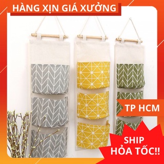Túi 3 ngăn treo tường, treo tủ quần áo
