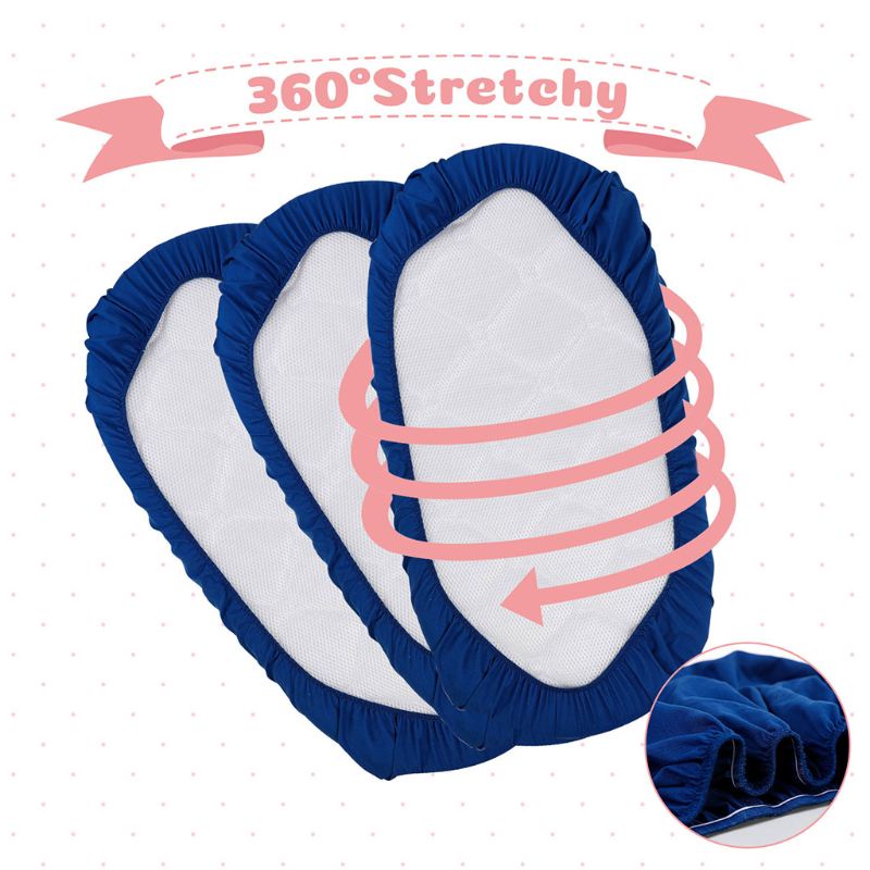 Vỏ Bọc Đệm Giường Ngủ Mini Dành Cho Bé Sơ Sinh