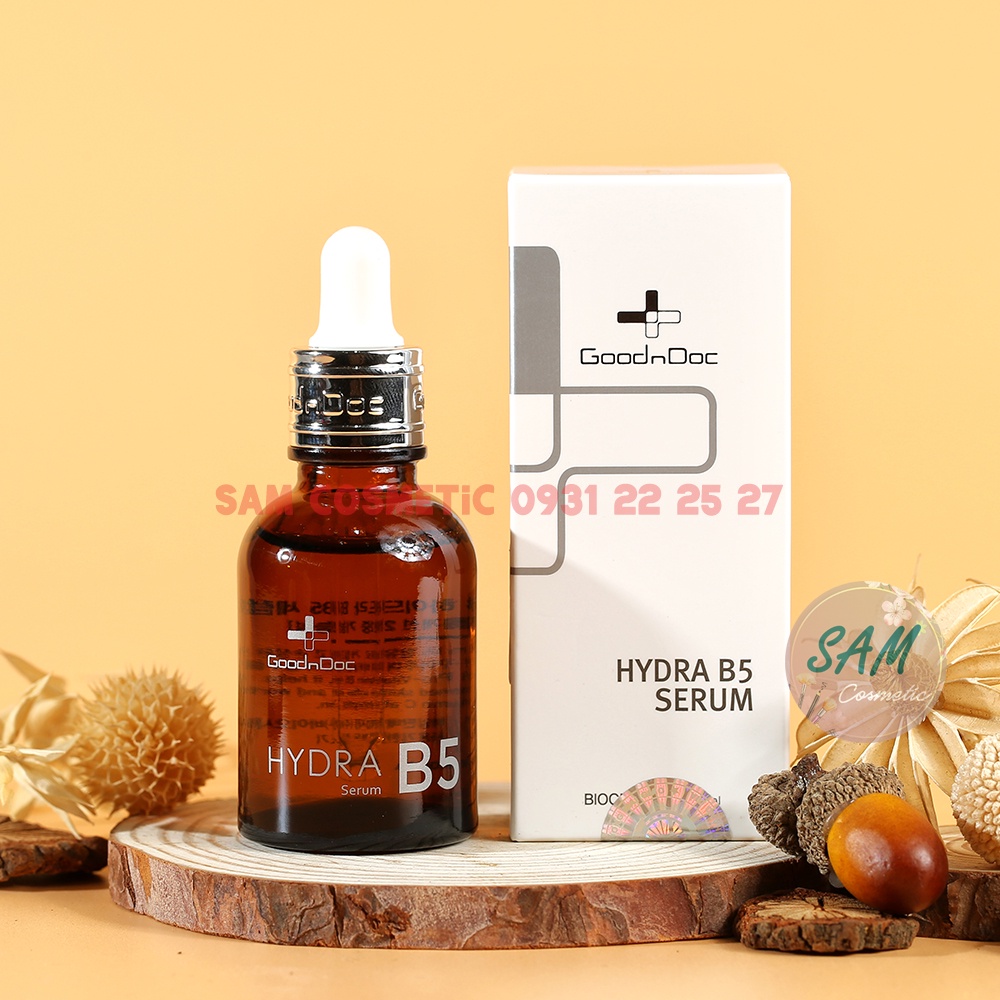 [HÀNG CÔNG TY] Serum b5 Goodndoc hydra b5 30ml dưỡng ẩm, phục hồi da.